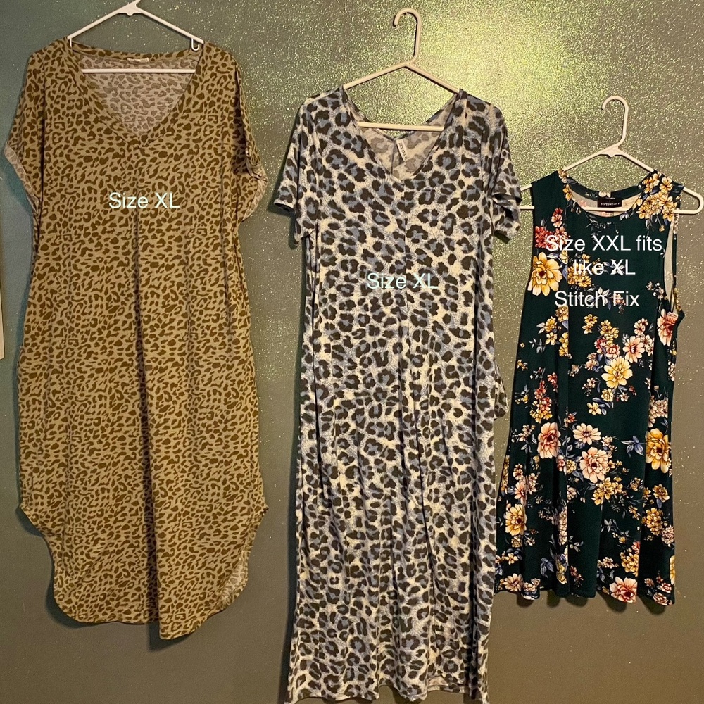 Lot of three XL women’s dresses
